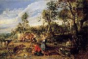 The Farm at Laken Peter Paul Rubens